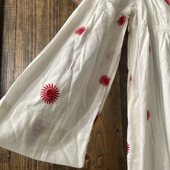 FREE PEOPLE Floral Embroidery Sun Midi Dress - Picture 5 of 11